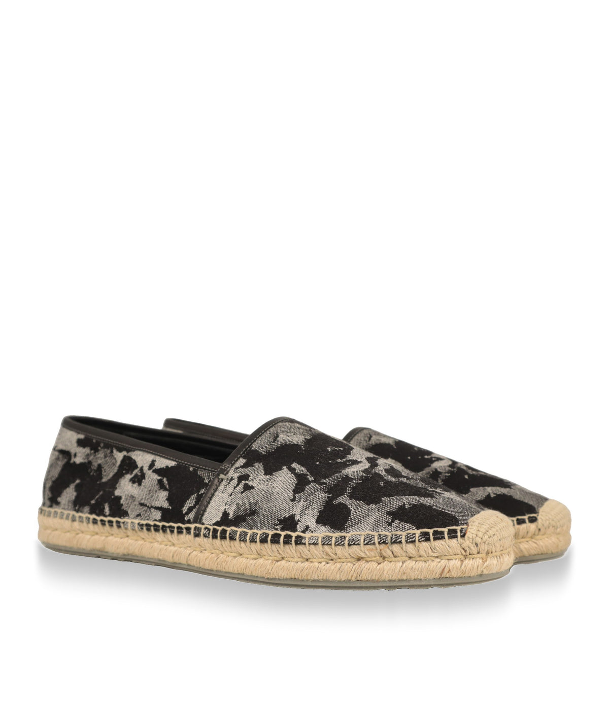 Dolce & Gabbana Espadrilles Herren, Dreiviertelansicht mit Bastrand
