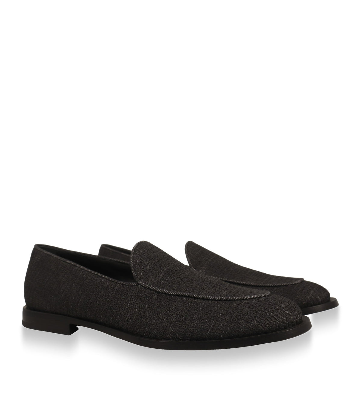 Dolce & Gabbana Herren Loafer Paar in Anthrazit/Schwarz in der Dreiviertelansicht