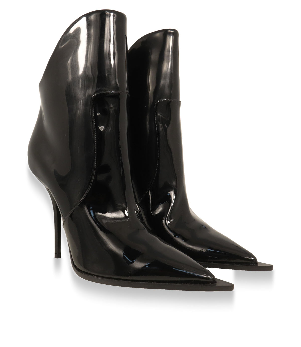 Dolce & Gabbana Stiefeletten Paar in Schwarz mit spitzer Kappe