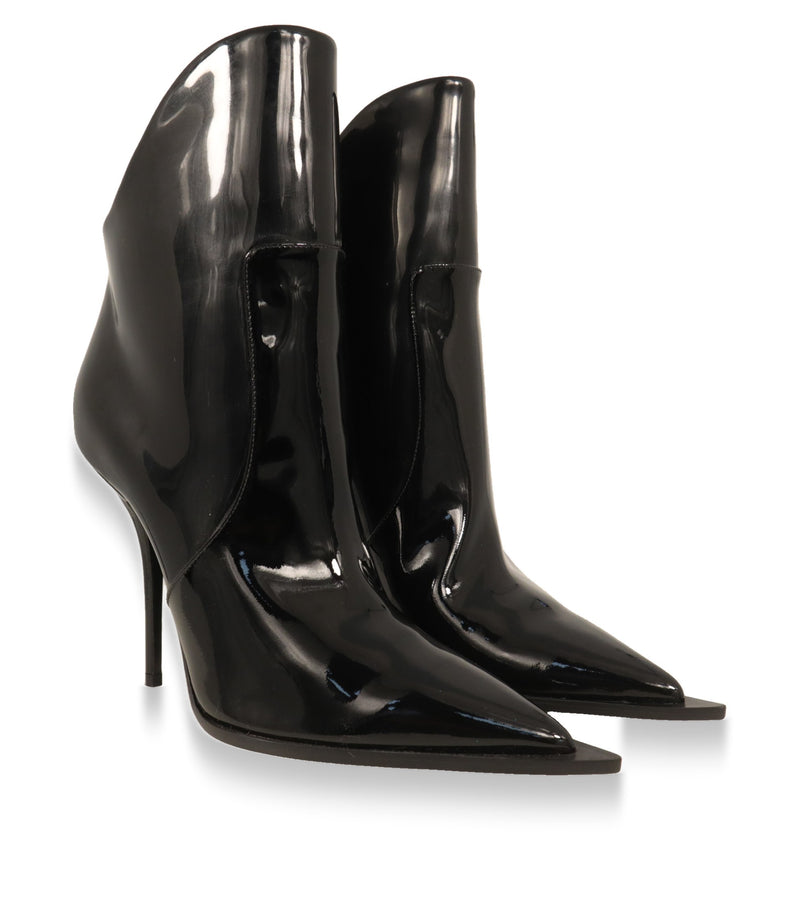 Dolce & Gabbana Stiefeletten Paar in Schwarz mit spitzer Kappe