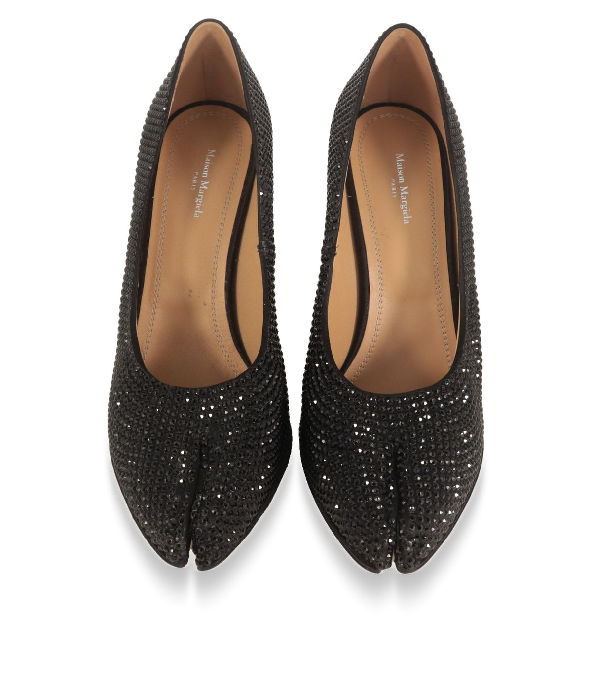Maison Margiela Tabi Pumps mit geteilter Spitze, Ansicht von oben