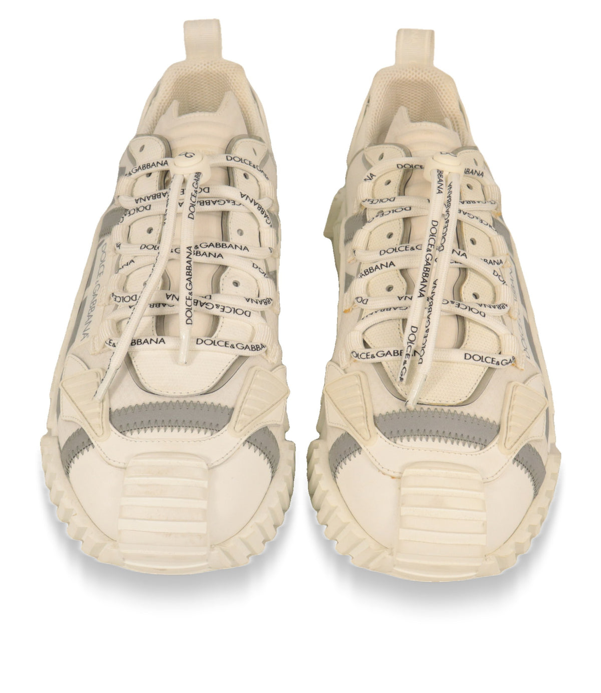 Dolce & Gabbana Sneaker von oben mit Logo-Schnürsenkeln
