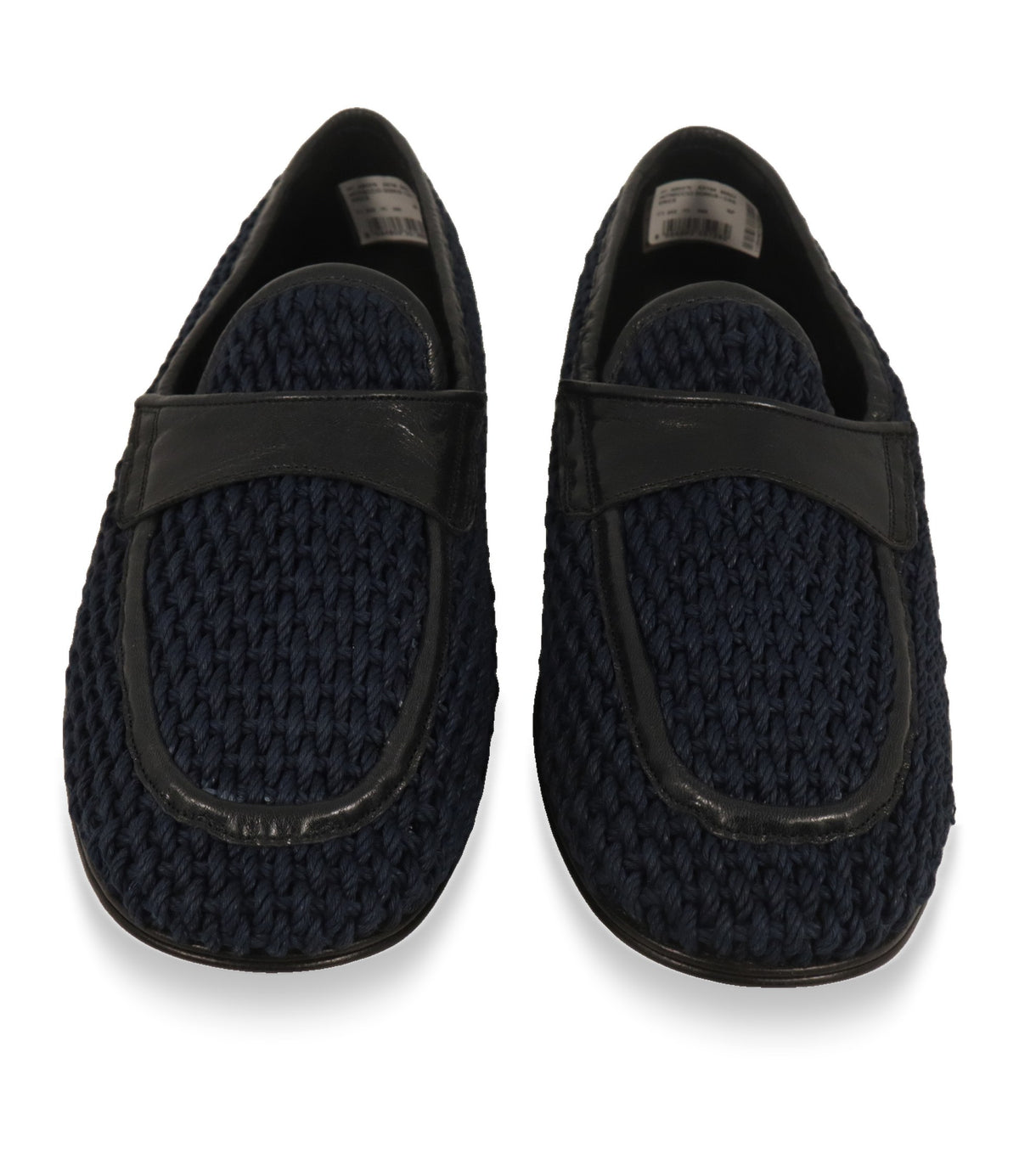 Dolce & Gabbana Loafer Größe 44 von vorne mit Mokassin-Riegel aus Leder