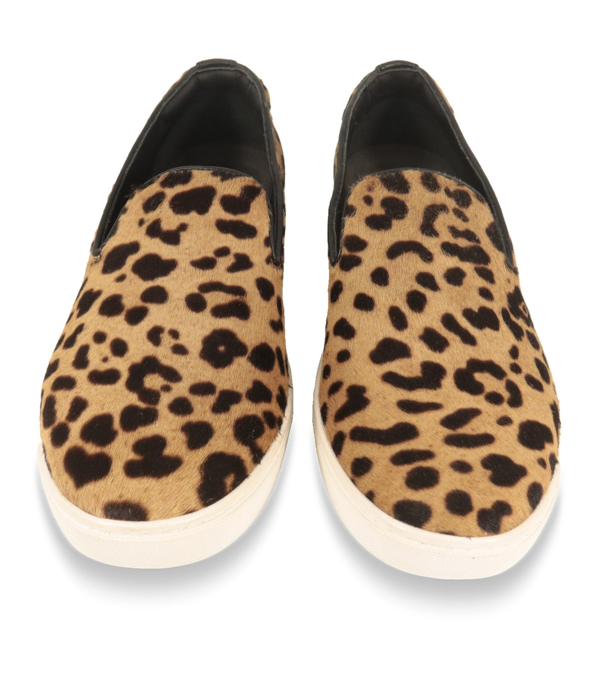 Dolce & Gabbana Slip-On Sneaker Draufsicht mit Leopardenmuster und schwarzem Lederfutter