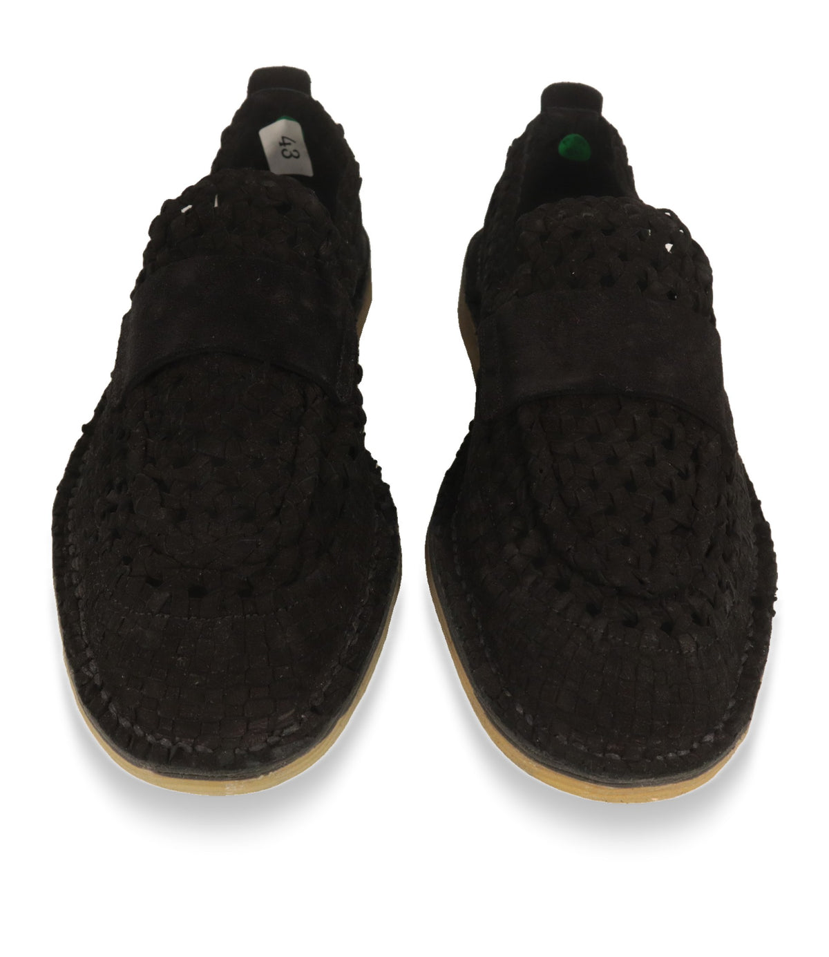 Dolce & Gabbana Loafer Größe 44 in Schwarz, Frontansicht von oben