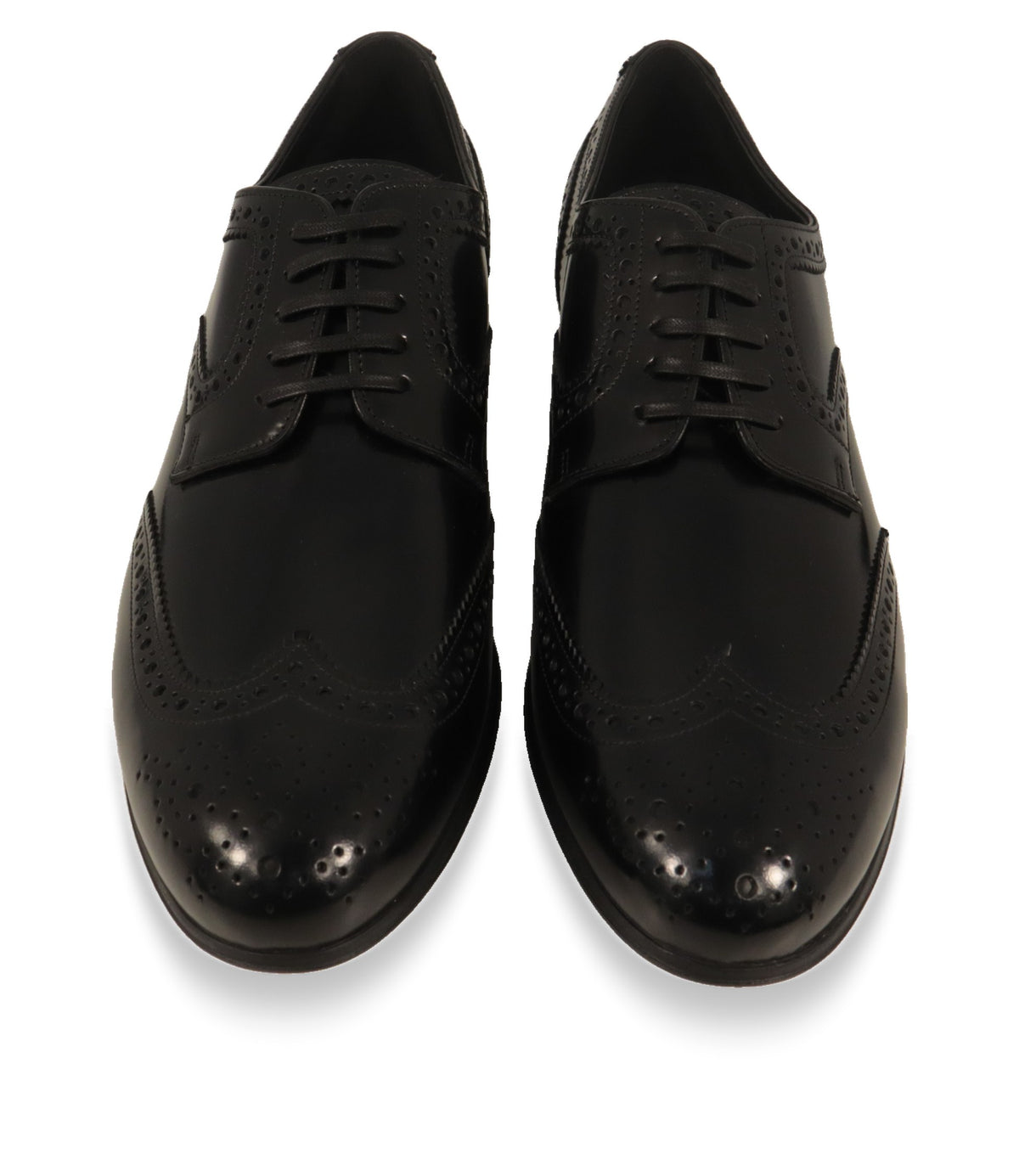 Dolce & Gabbana Derby Schuhe mit Brogue-Lochmuster – Ansicht von oben