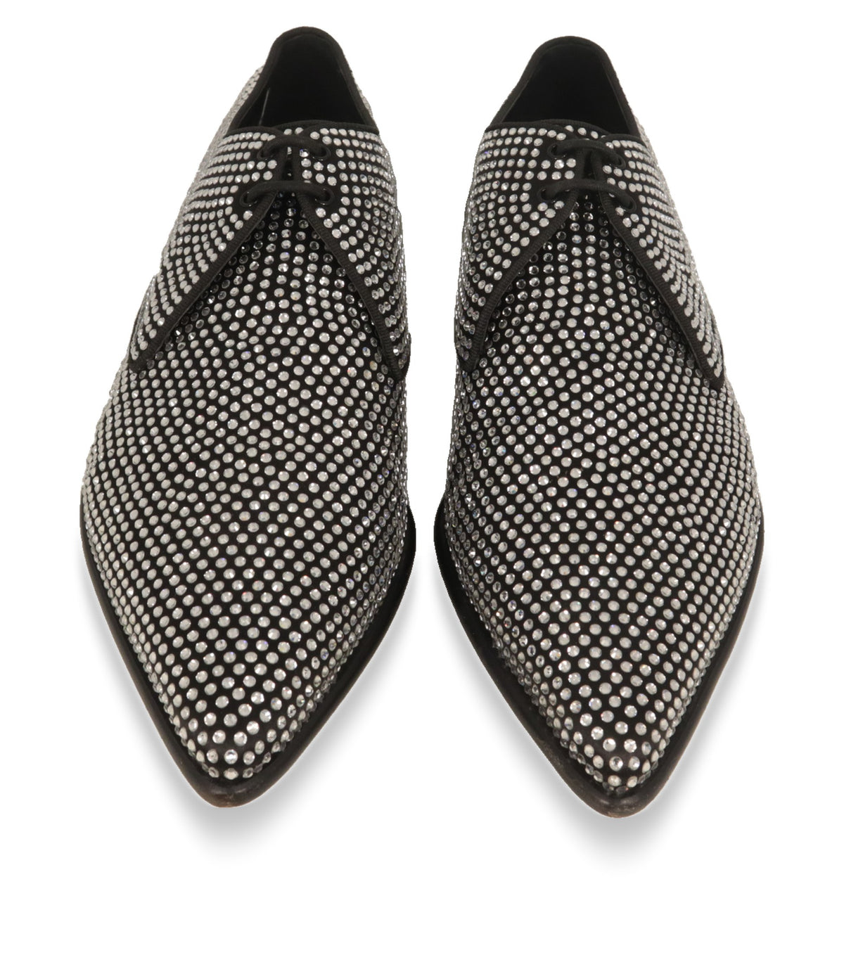 Dolce & Gabbana Derby Schuhe mit spitzer Zehenform von oben fotografiert