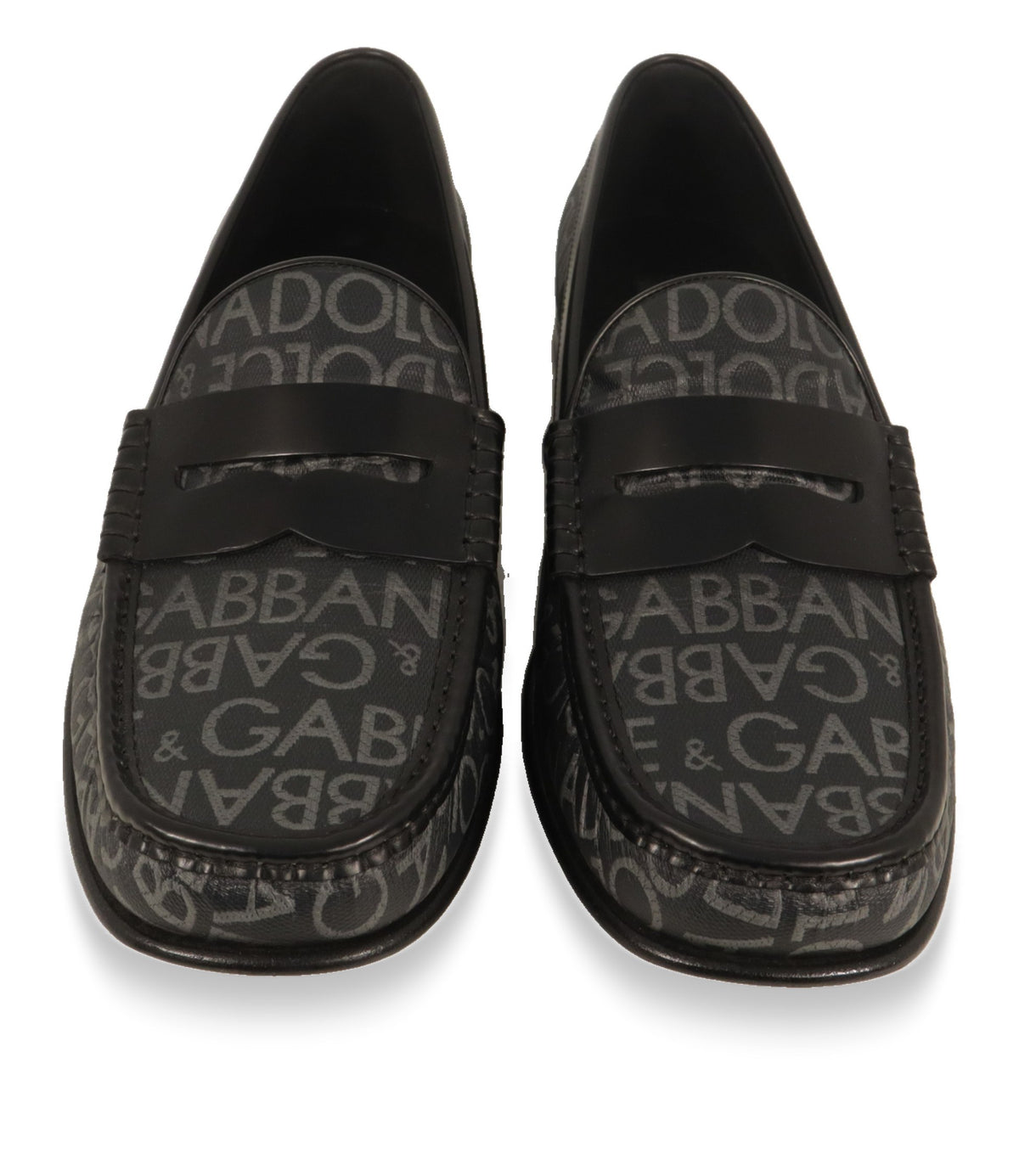 Dolce & Gabbana Loafer von oben mit Penny-Riegel aus Glattleder