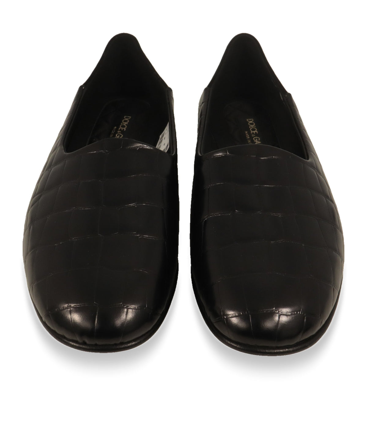 Dolce & Gabbana Damen Slipper schwarz – Ansicht von oben