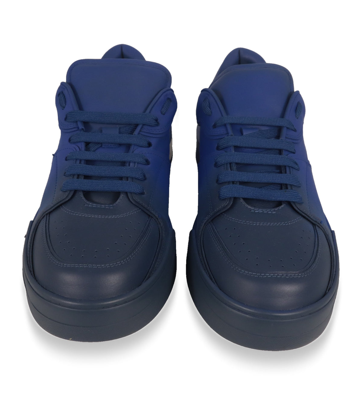 Dolce & Gabbana Herren Sneaker blau, Frontansicht mit Schnürung