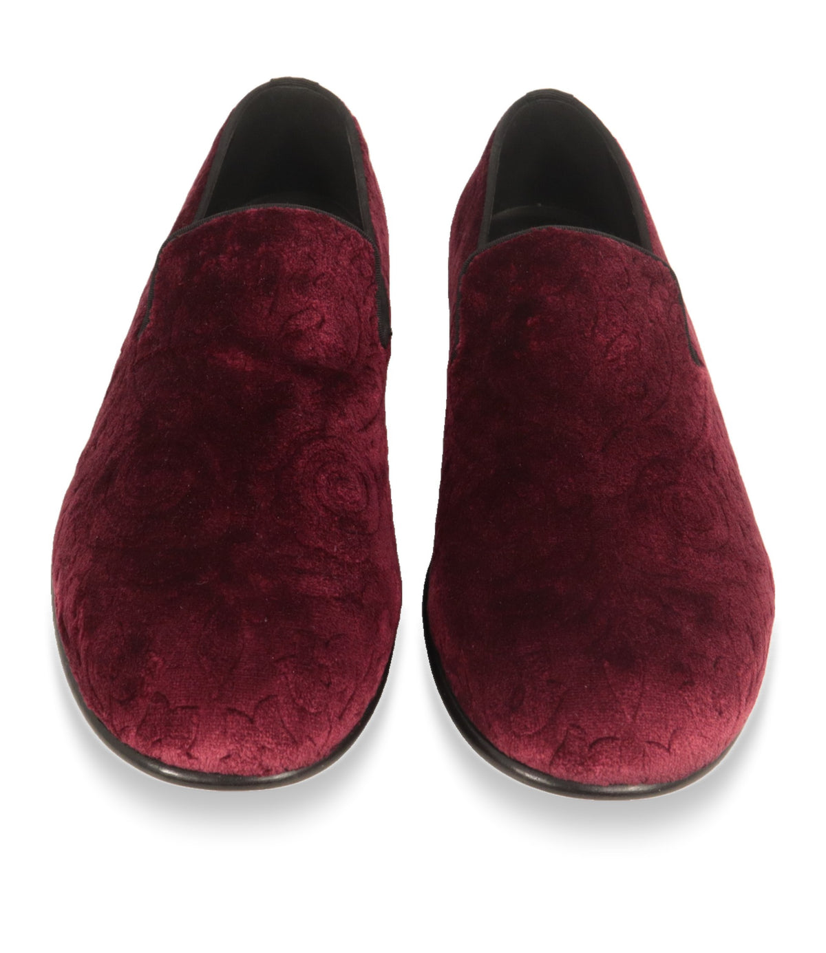 Dolce & Gabbana Slipper Herrenschuhe von vorne mit schwarzem Innenfutter