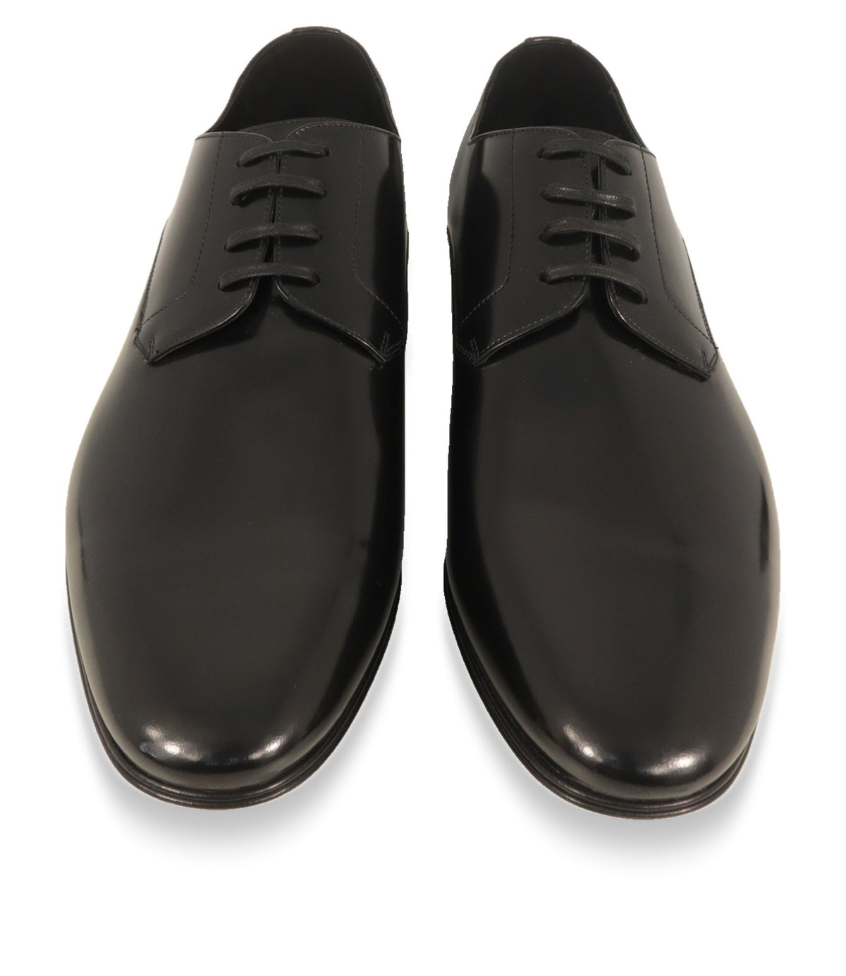 Dolce & Gabbana Derby Schuhe aus Leder in der Draufsicht mit Schnürung