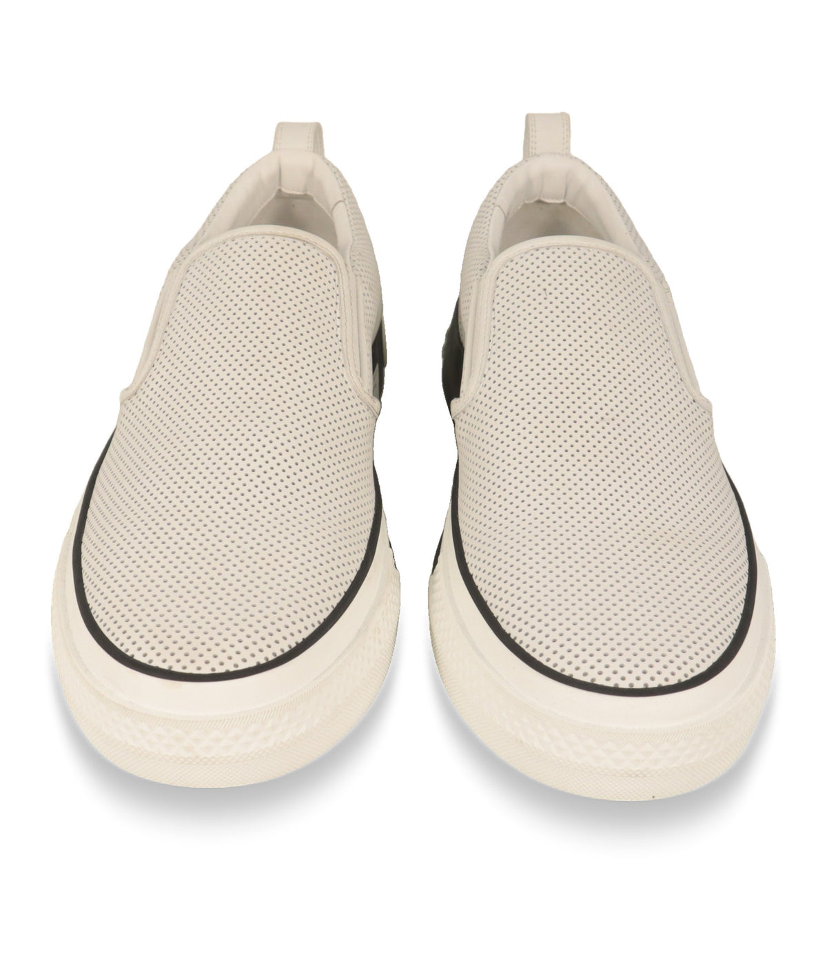 Dolce & Gabbana Herren Sneaker aus perforiertem Kalbsleder von vorne
