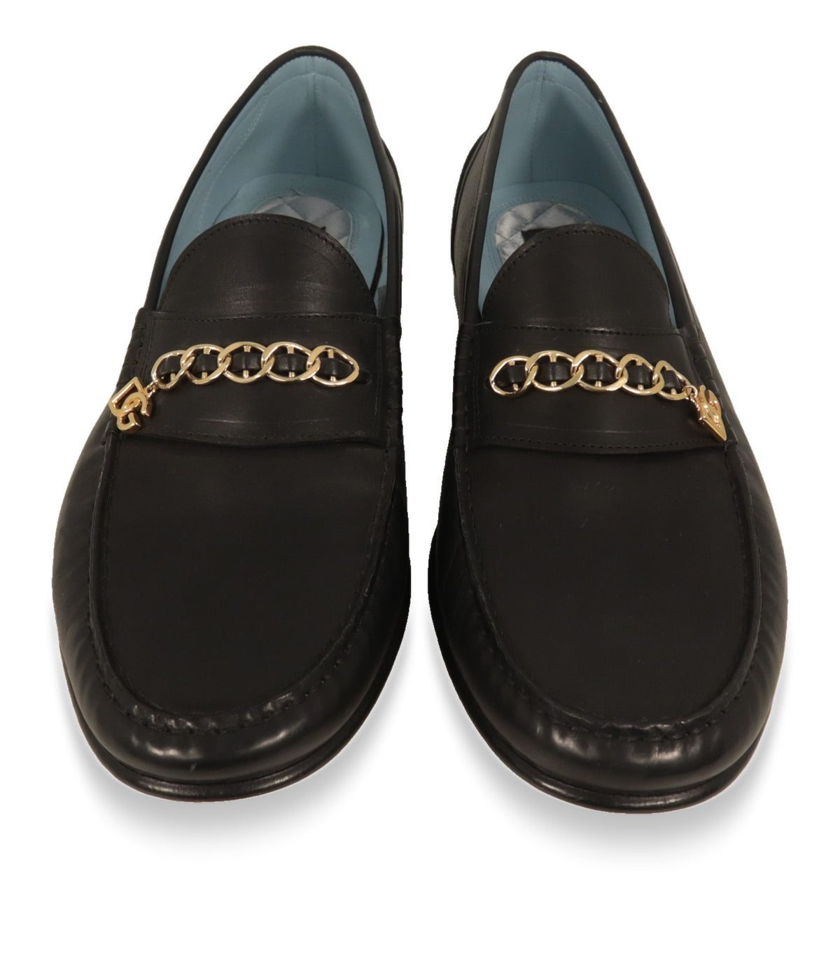 Dolce & Gabbana Loafer von oben mit hellblauem Lederfutter