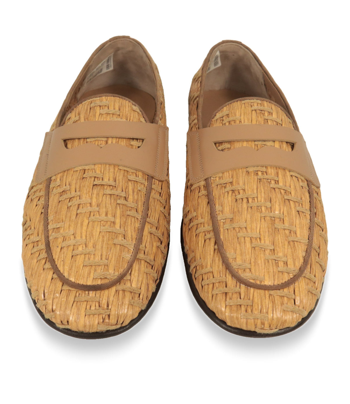 Dolce & Gabbana Mokassin Größe 44, Draufsicht auf Einstieg und Flechtmuster