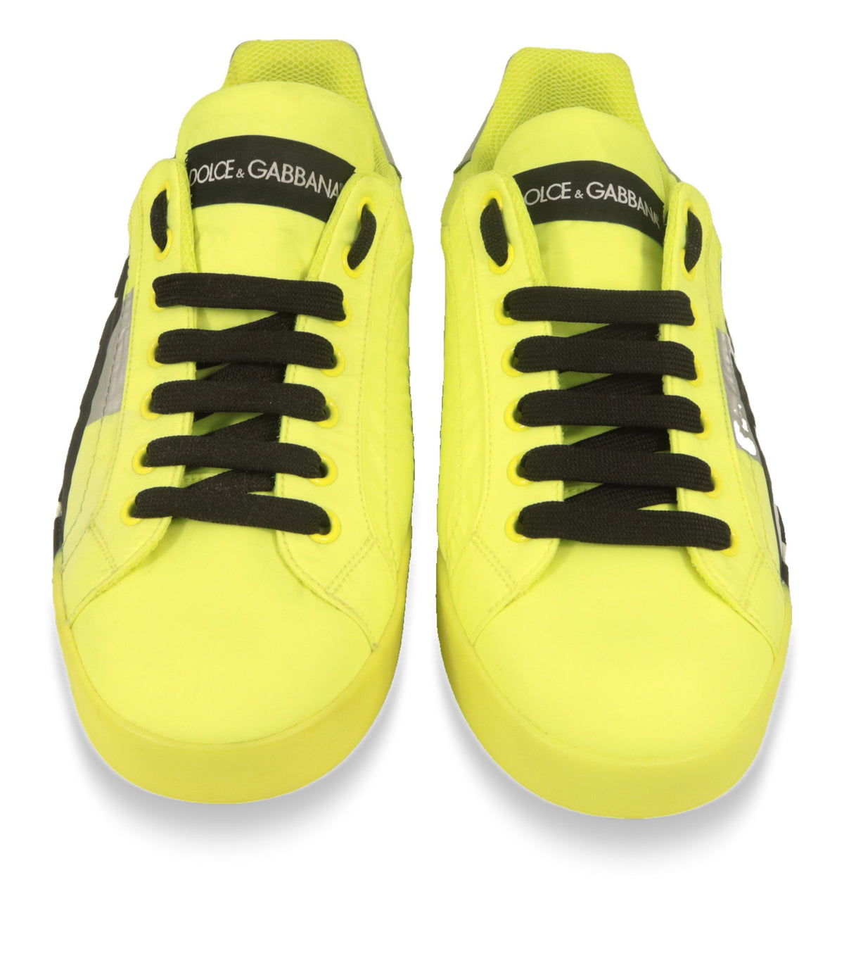 Dolce & Gabbana Sneaker Damen – Frontansicht mit schwarzer Schnürung