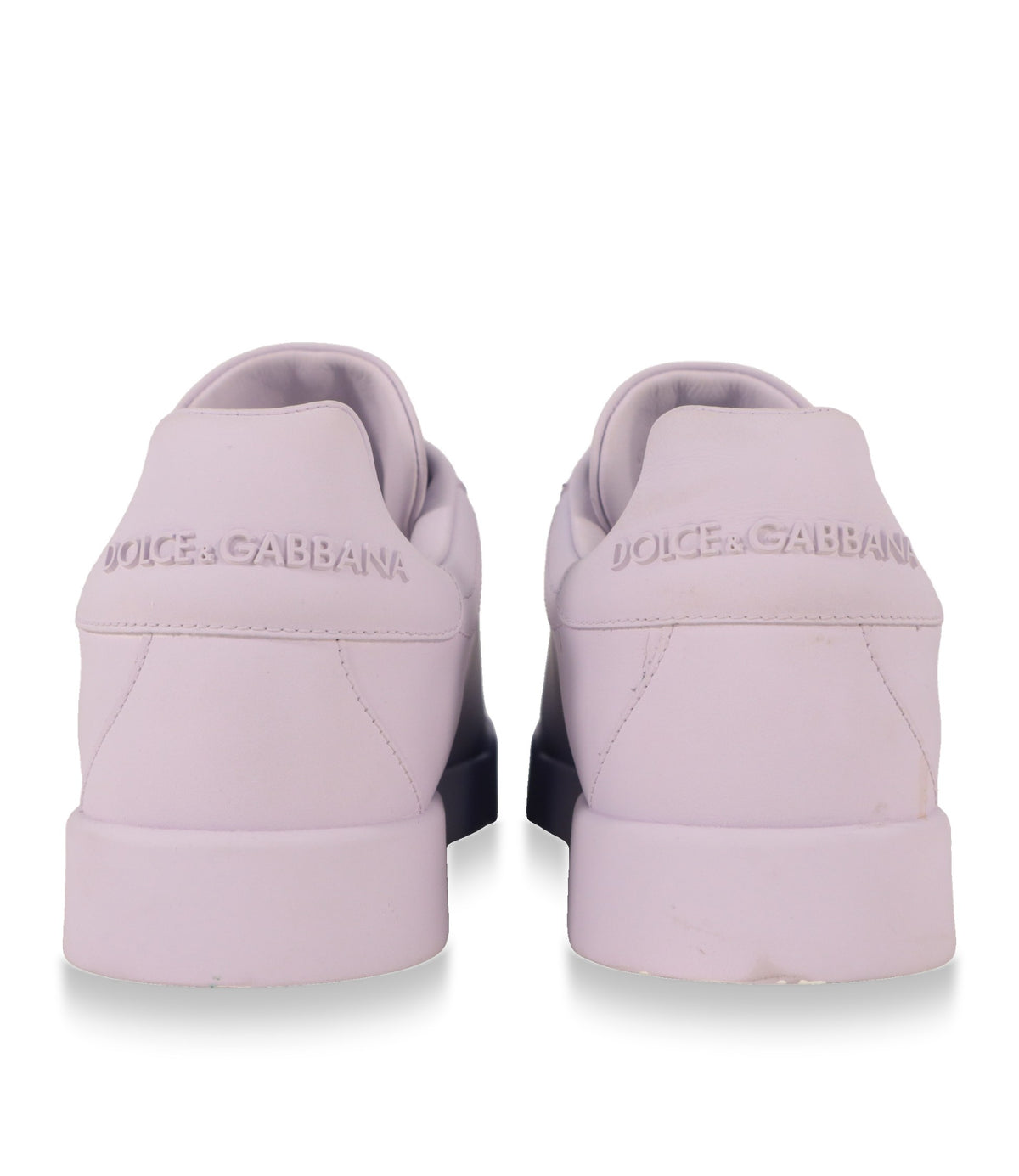 Dolce & Gabbana Sneaker Fersenansicht mit geprägtem Logo-Schriftzug