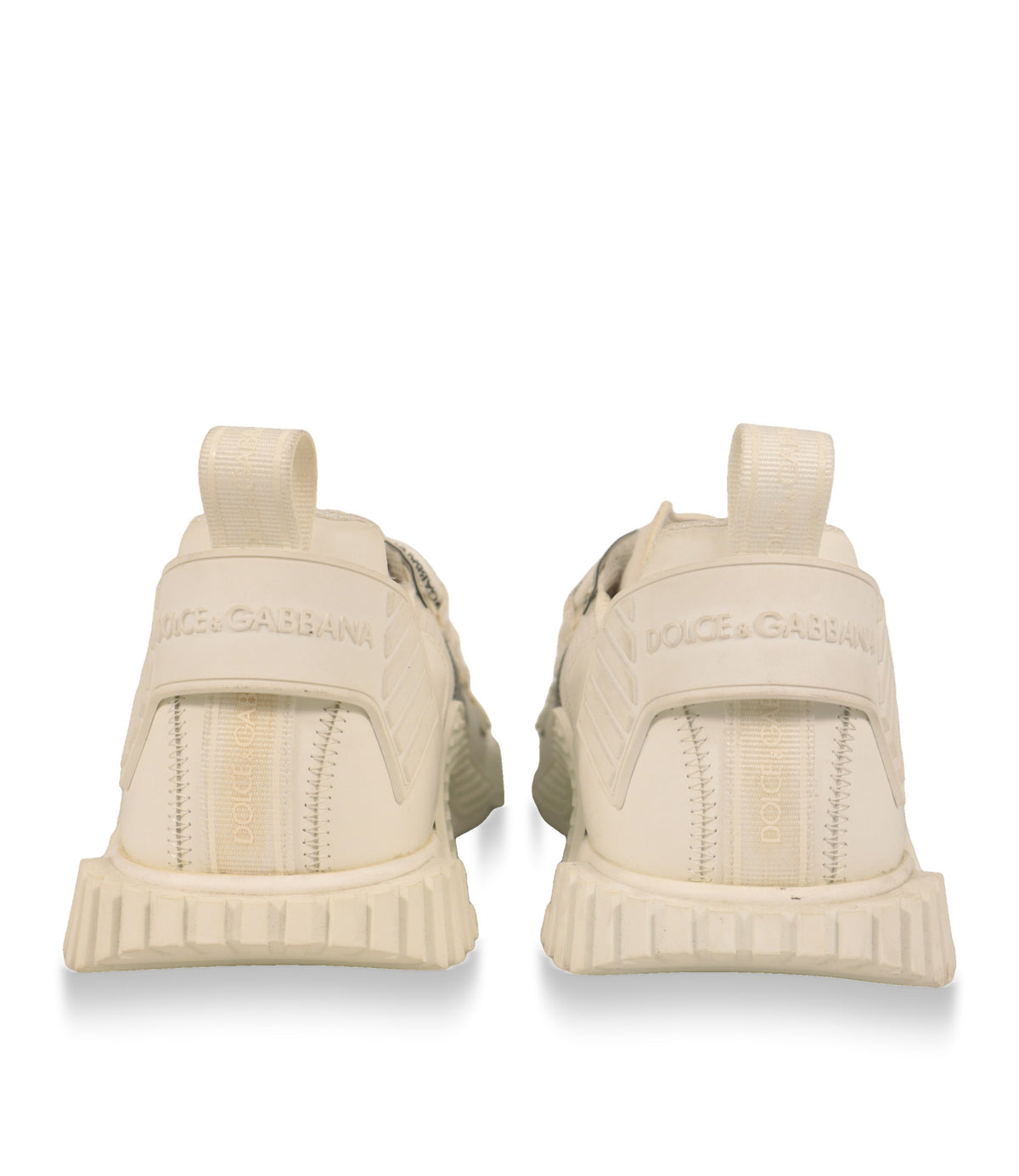 Dolce & Gabbana Sneaker Fersenansicht mit geprägtem Logo-Band