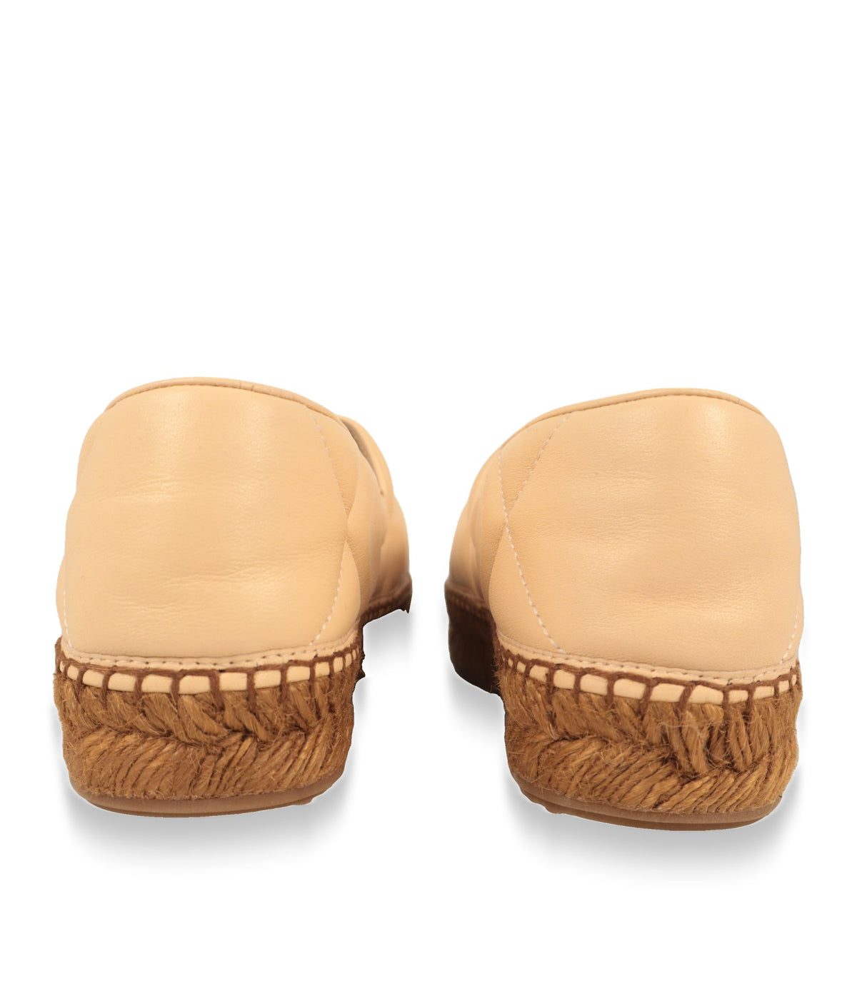 Dolce & Gabbana Espadrilles Rückansicht mit geflochtener Bastsohle