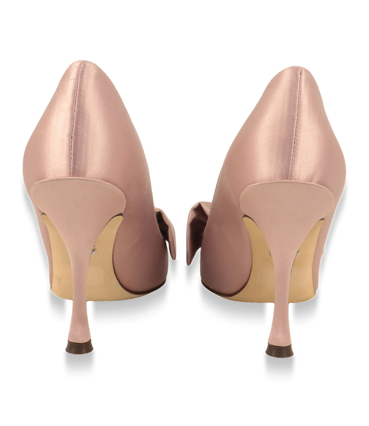 Dolce & Gabbana Pumps Rückansicht mit schlankem Stiletto-Absatz in Rosé