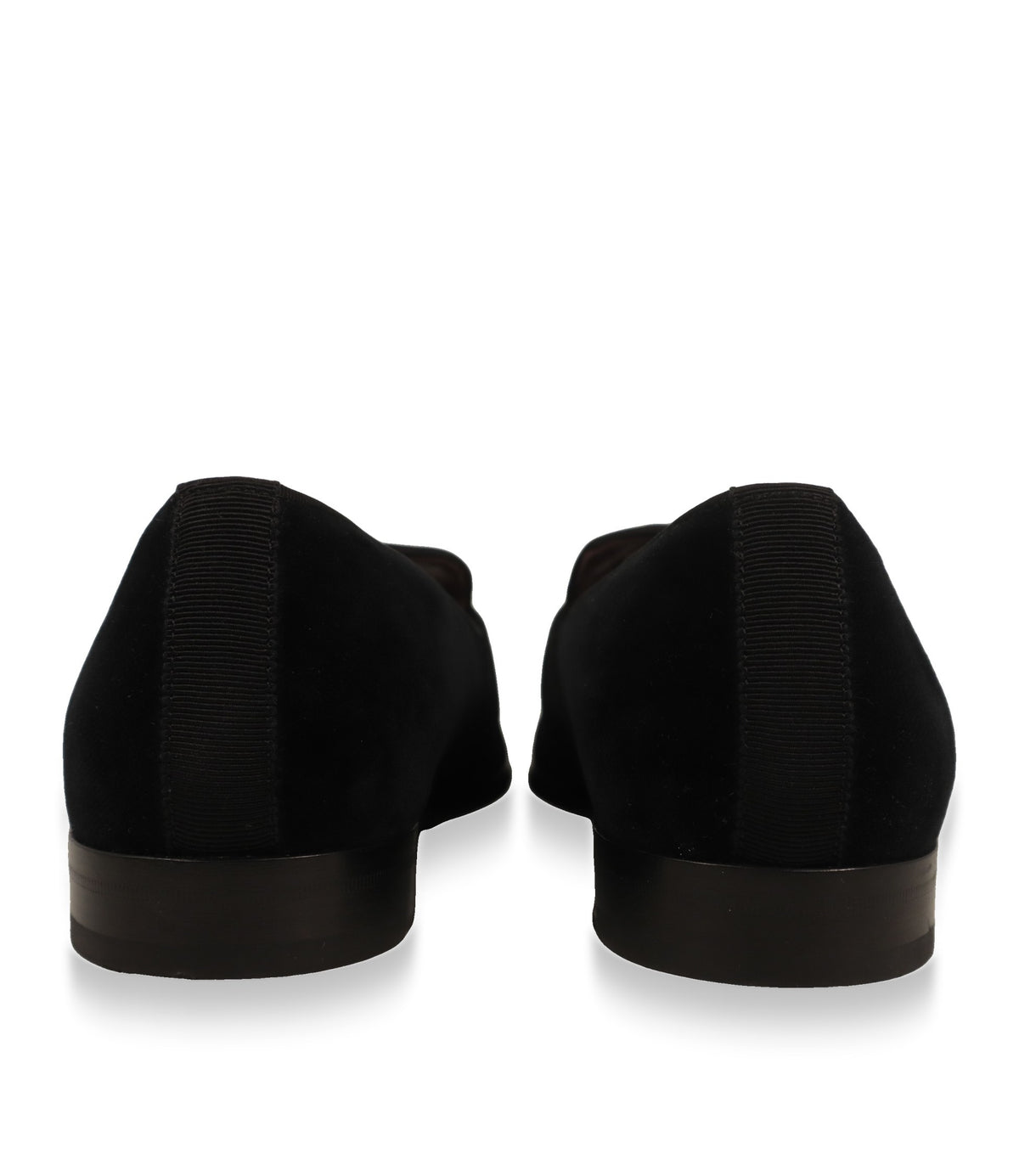 Dolce & Gabbana Slipper Rückansicht mit Ripsband-Detail an der Ferse
