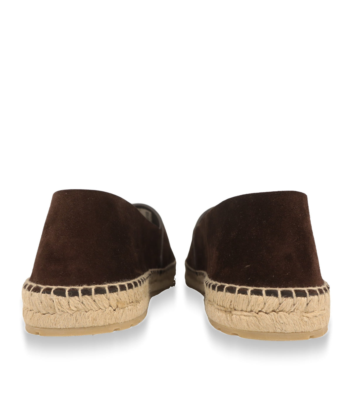 Dolce & Gabbana Espadrilles Rückansicht mit geflochtener Bastsohle und Gummilaufsohle