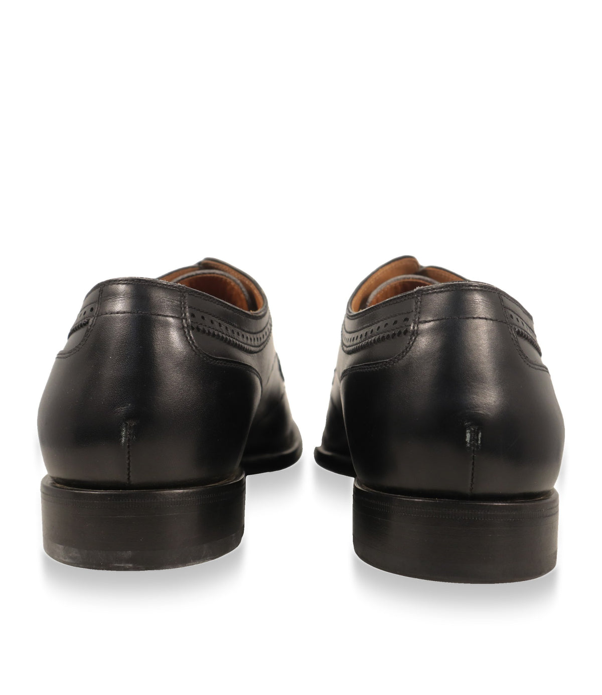 Dolce & Gabbana Derby Schuhe von hinten mit flachem Blockabsatz und Ledersohle