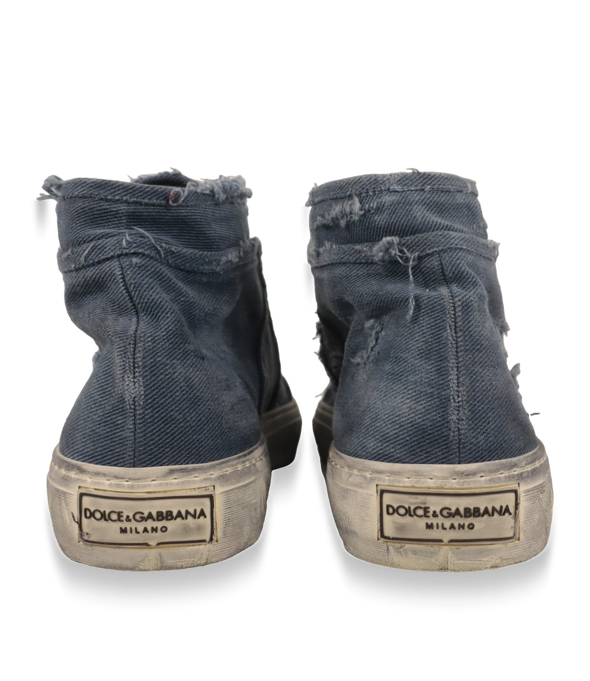 Dolce & Gabbana Sneaker Rückansicht mit Logo-Patch Milano an der Ferse