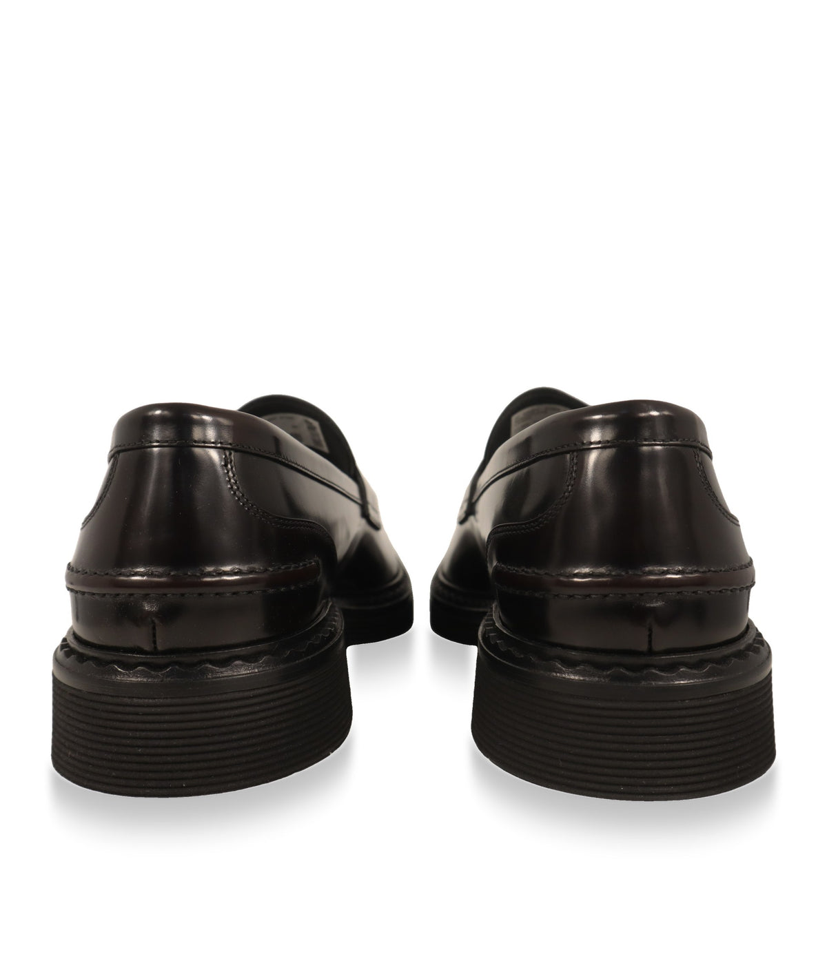 Dolce & Gabbana Loafer von hinten, Fersenpartie mit profilierter Gummisohle