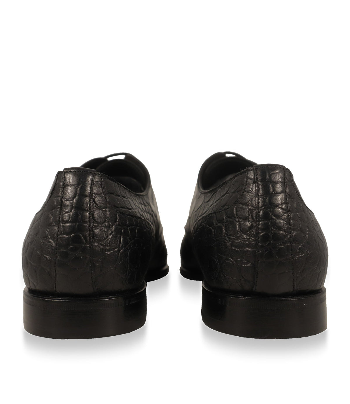 Dolce & Gabbana Derby Schuhe Rückansicht mit Fersenpartie und Ledersohle