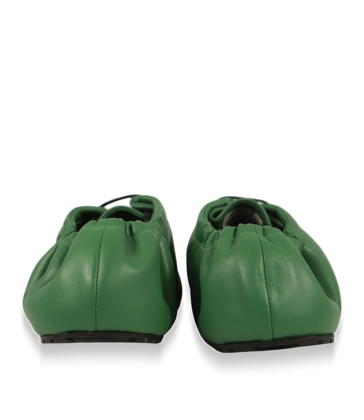 Dolce & Gabbana Derby Schuhe Grün, Rückansicht mit Gummisohle