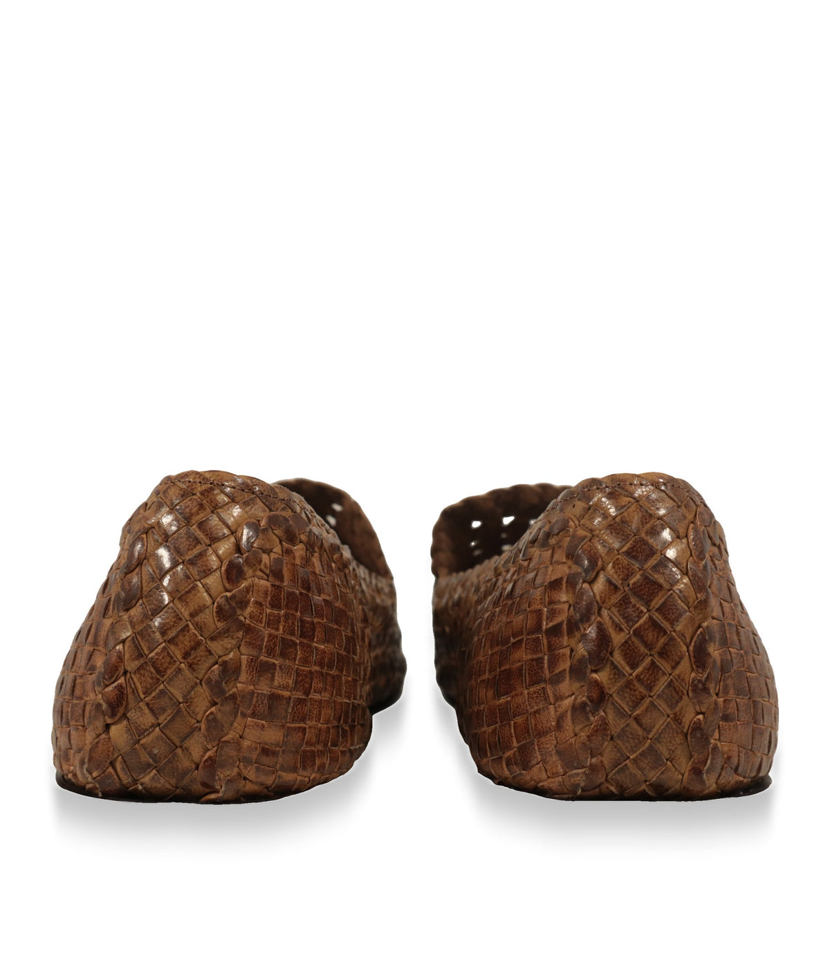 Dolce & Gabbana Loafer Braun, Rückansicht mit flacher Sohle