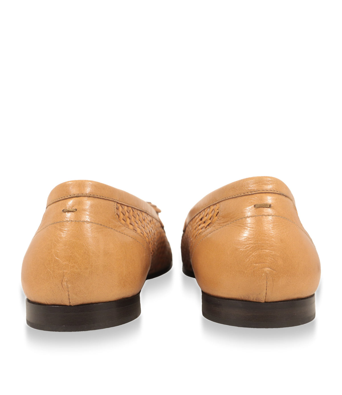 Dolce & Gabbana Loafer Rückansicht mit glattem Lederfersenteil und flacher Sohle