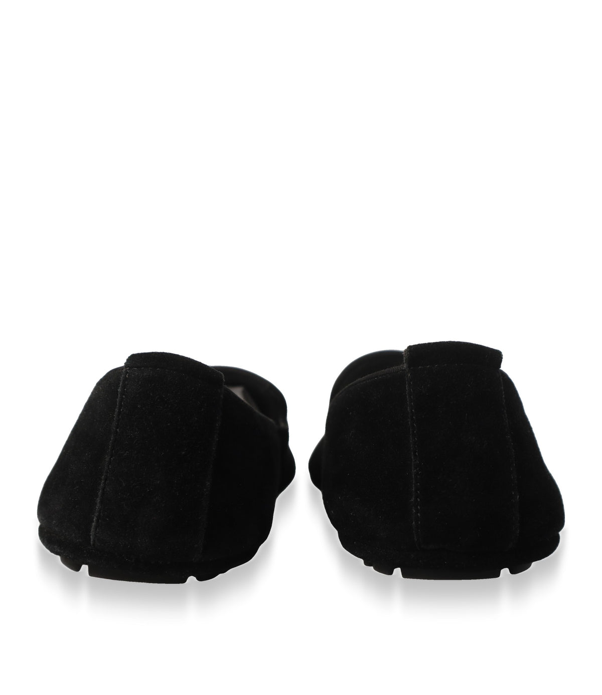 Dolce & Gabbana Slip-On Herrenschuhe in Schwarz, Rückansicht mit Fersenblende