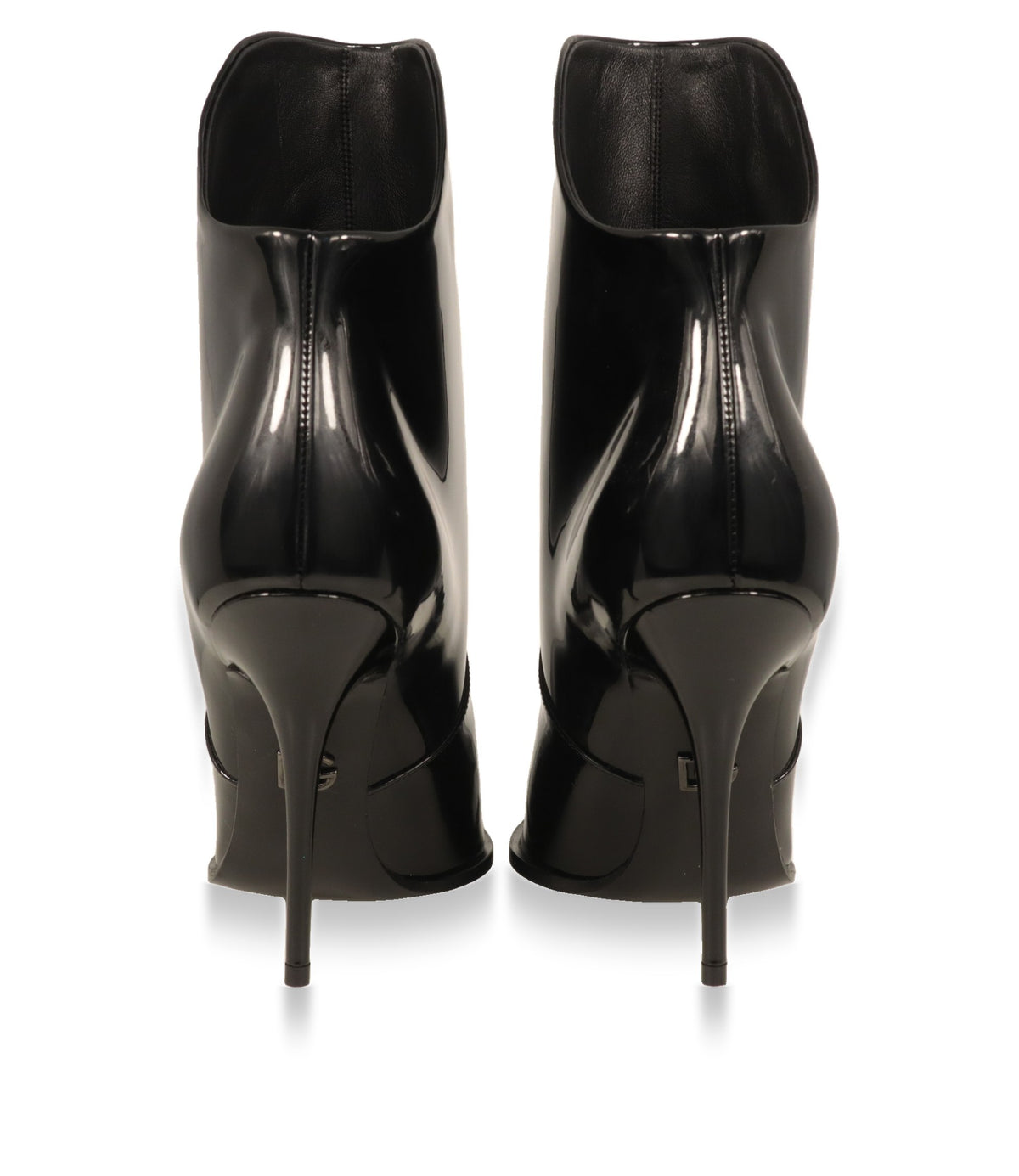 Dolce & Gabbana Ankle Boots von hinten mit schlankem hohen Absatz