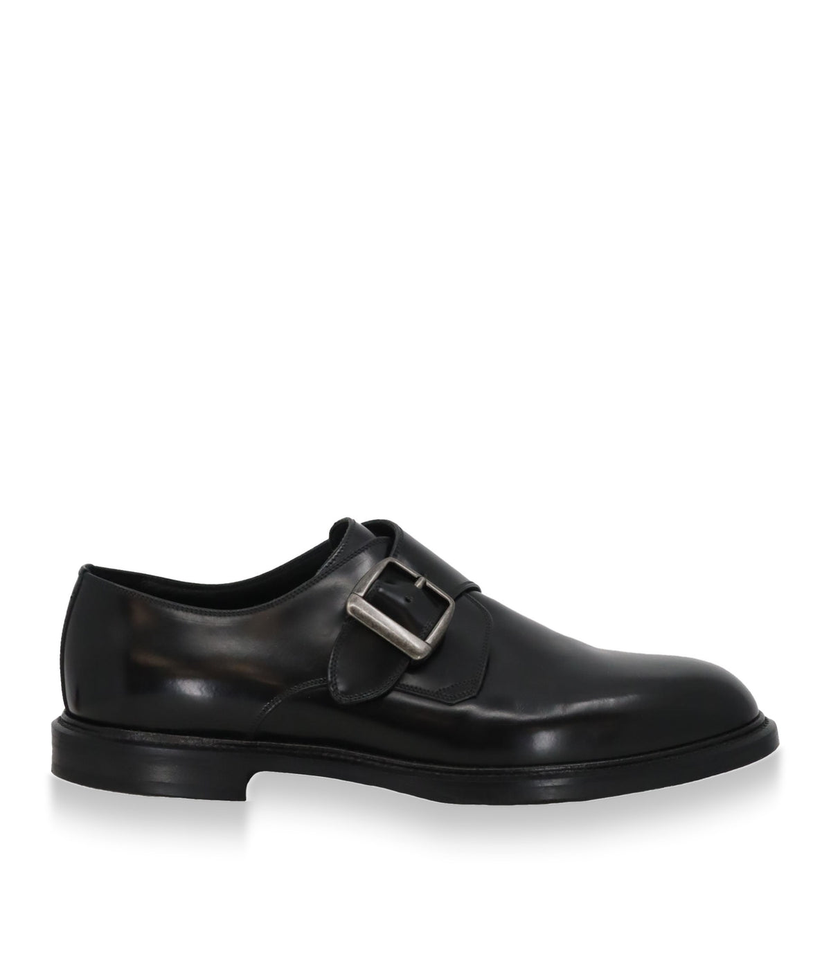 Dolce & Gabbana Monkstrap Schuhe schwarz Leder Größe 43