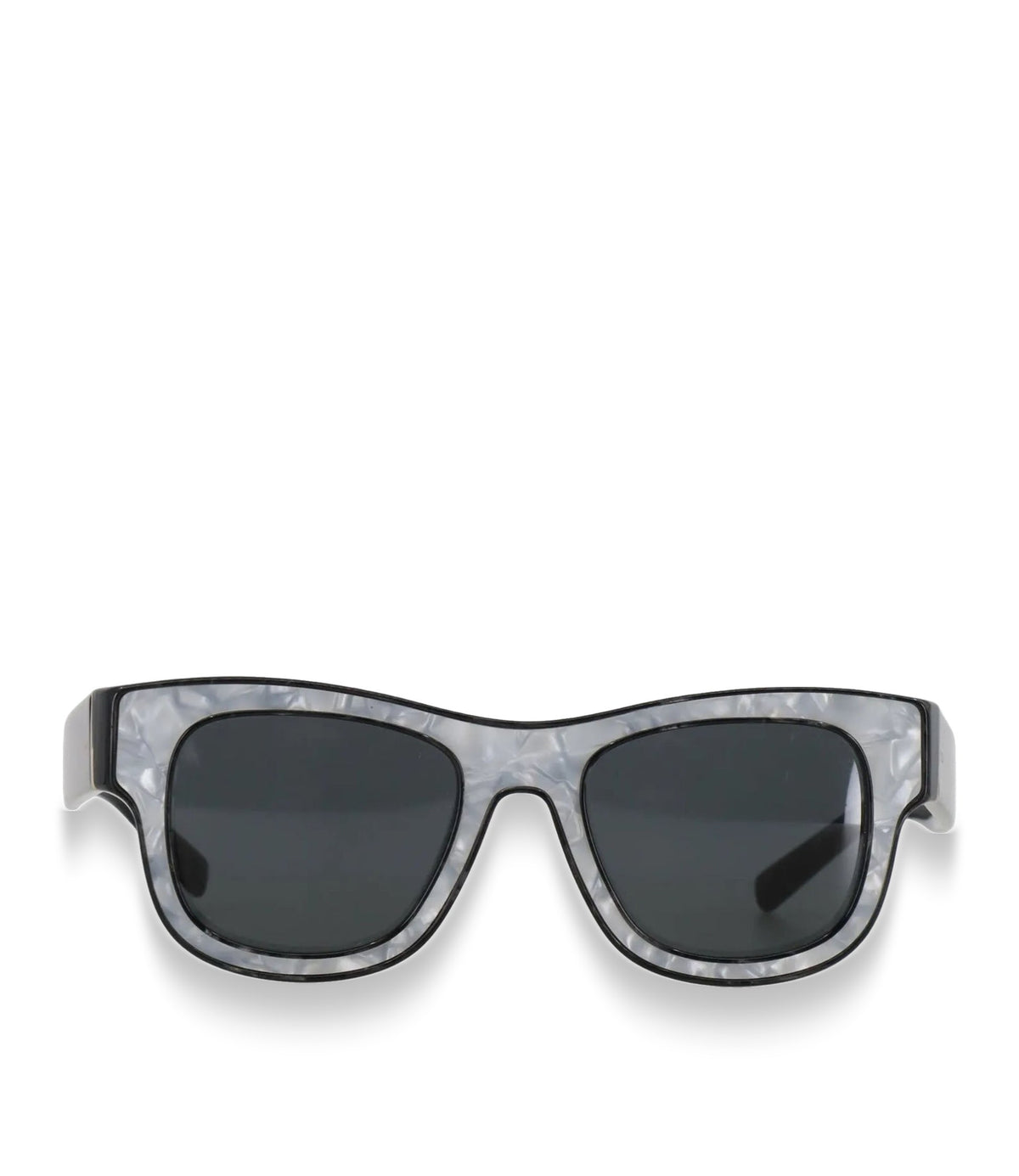Dolce & Gabbana Sonnenbrille grau marmoriert schwarz elegant luxuriös Designer Accessoire