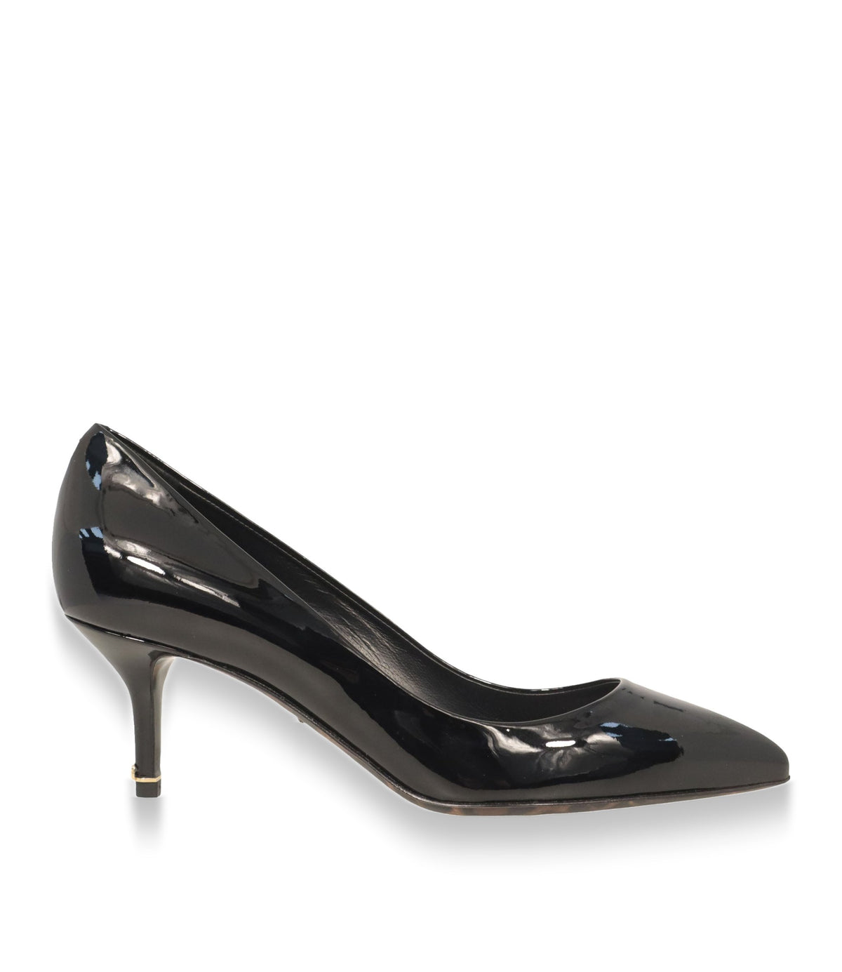 Dolce & Gabbana High Heels schwarze Lackleder Pumps Größe 36
