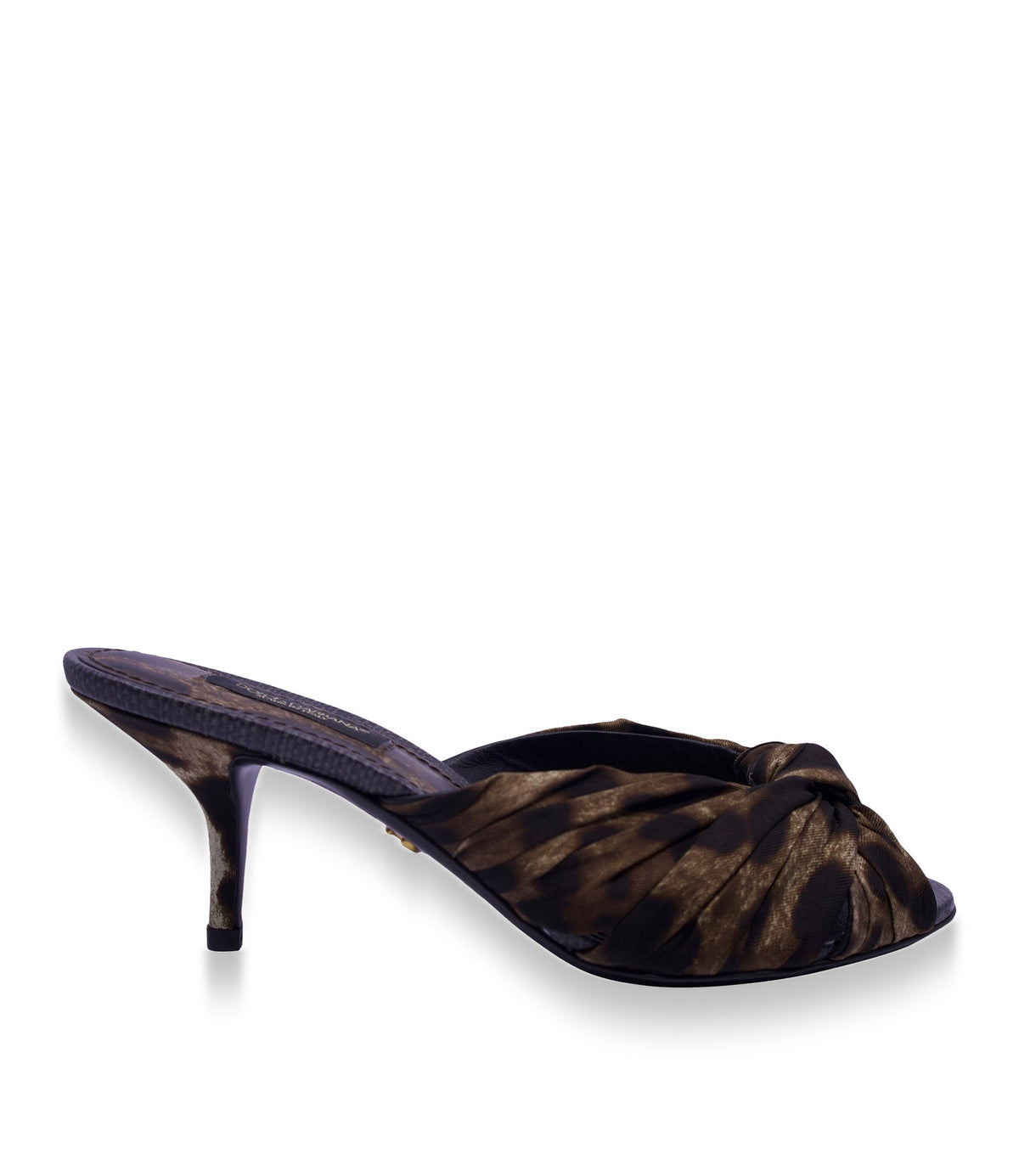 Dolce & Gabbana Sandalen Größe 36 mit Animal-Print und Kitten Heel