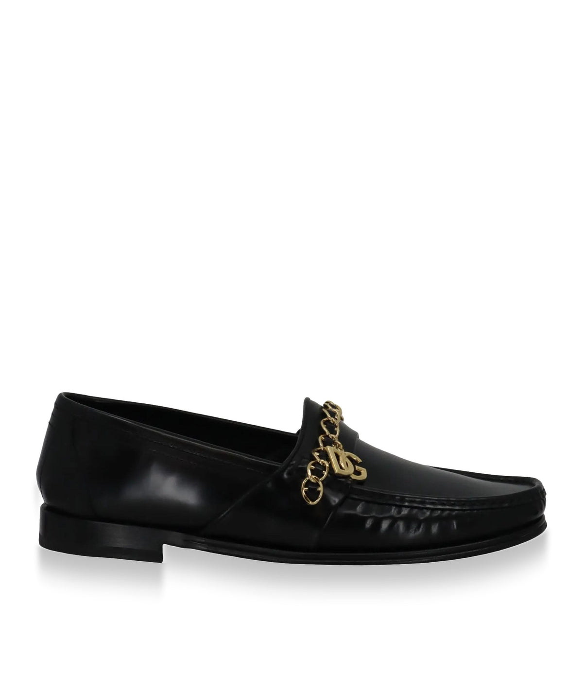 Dolce & Gabbana Loafer schwarz Leder Größe 43 Herren Schuhe