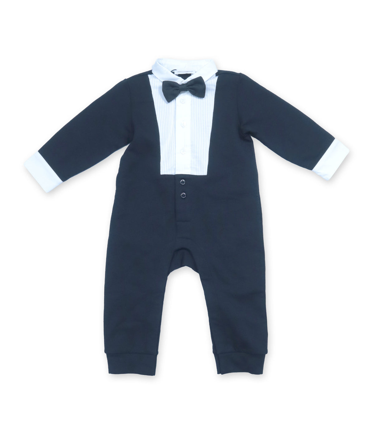 Dolce & Gabbana Baby Strampler schwarz weiß im Smoking Design Größe 6-9 Monate