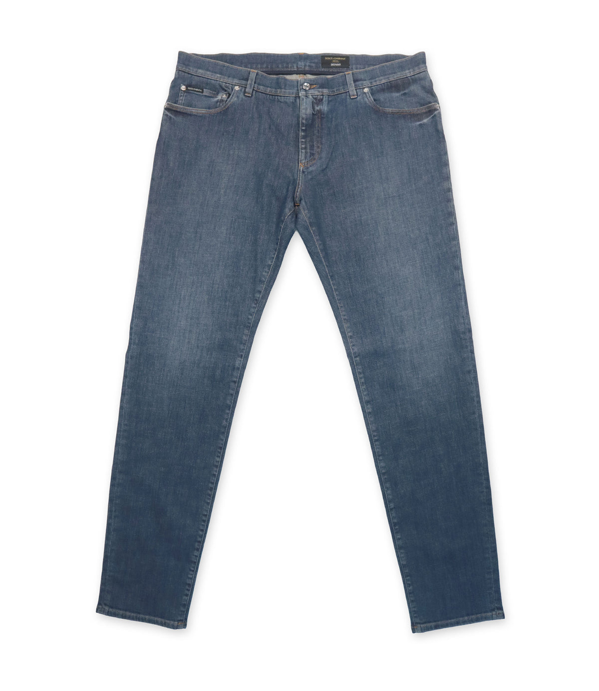 Dolce & Gabbana Skinny Jeans blau Herren Made in Italy Denim Jeans im Sale