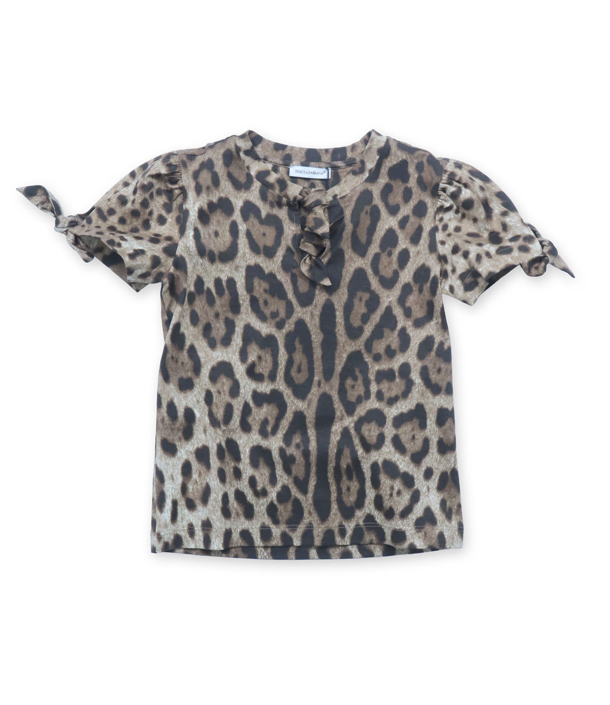Dolce & Gabbana Top Größe 3 Jahre mit Leopardenmuster aus Baumwolle