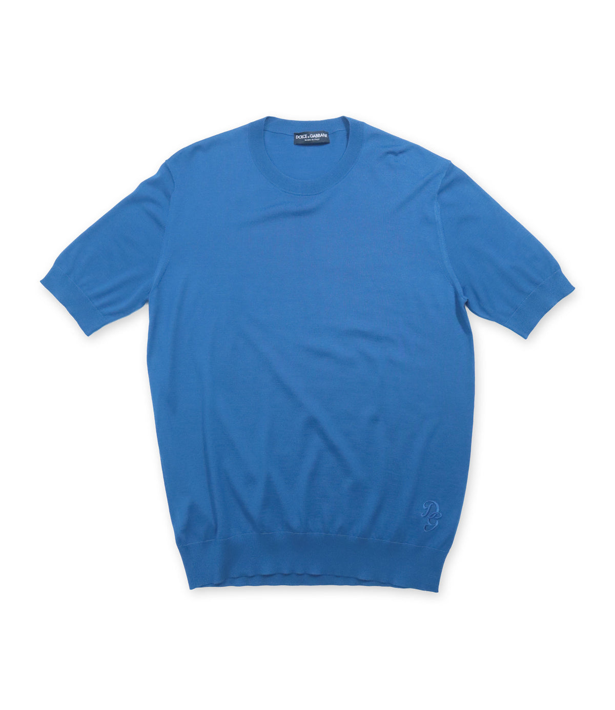 Dolce & Gabbana Pullover Größe 54 aus blauem Kaschmir im Sale
