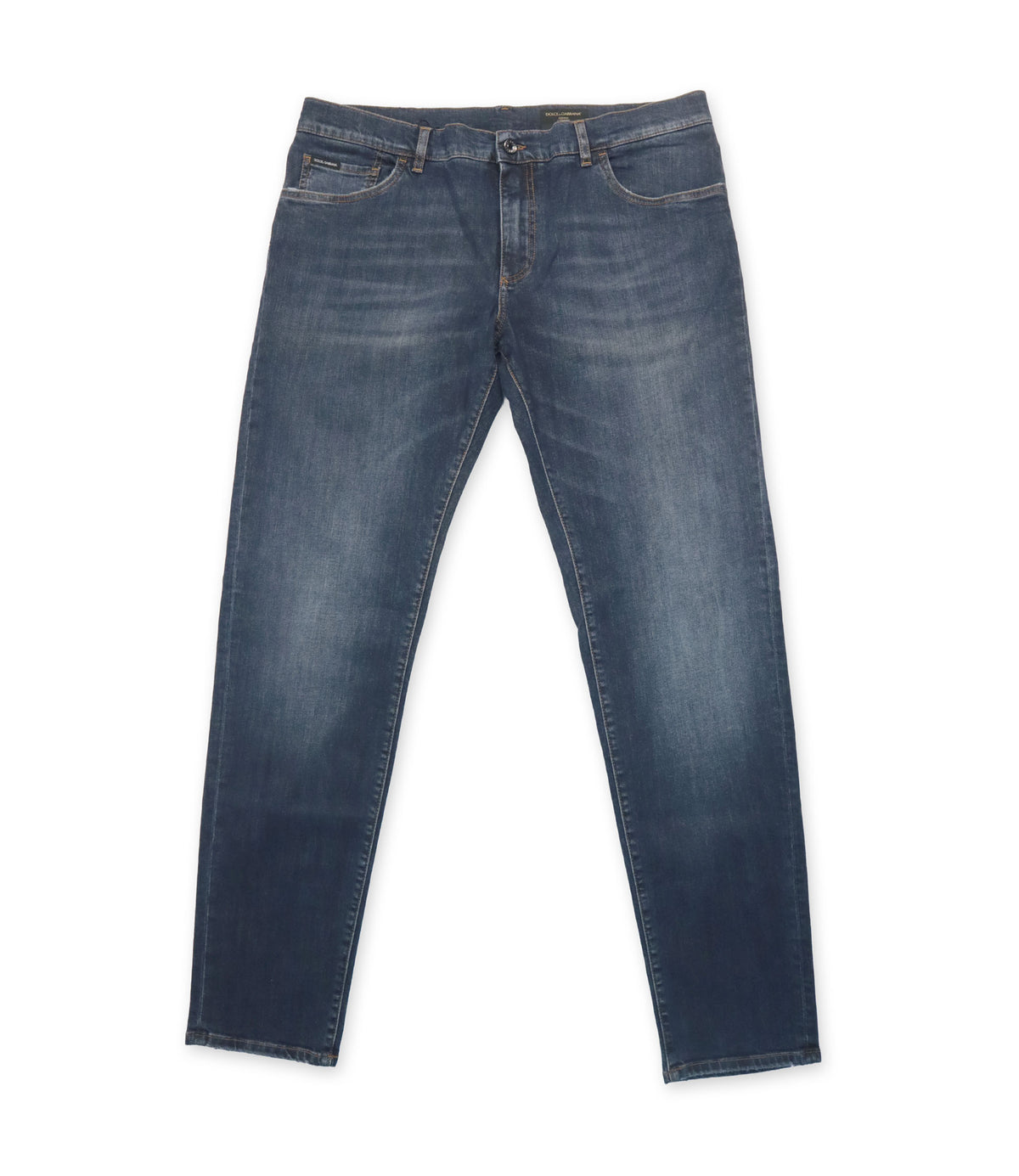 Dolce & Gabbana Slim Fit Herrenjeans blau IT 58 Made in Italy