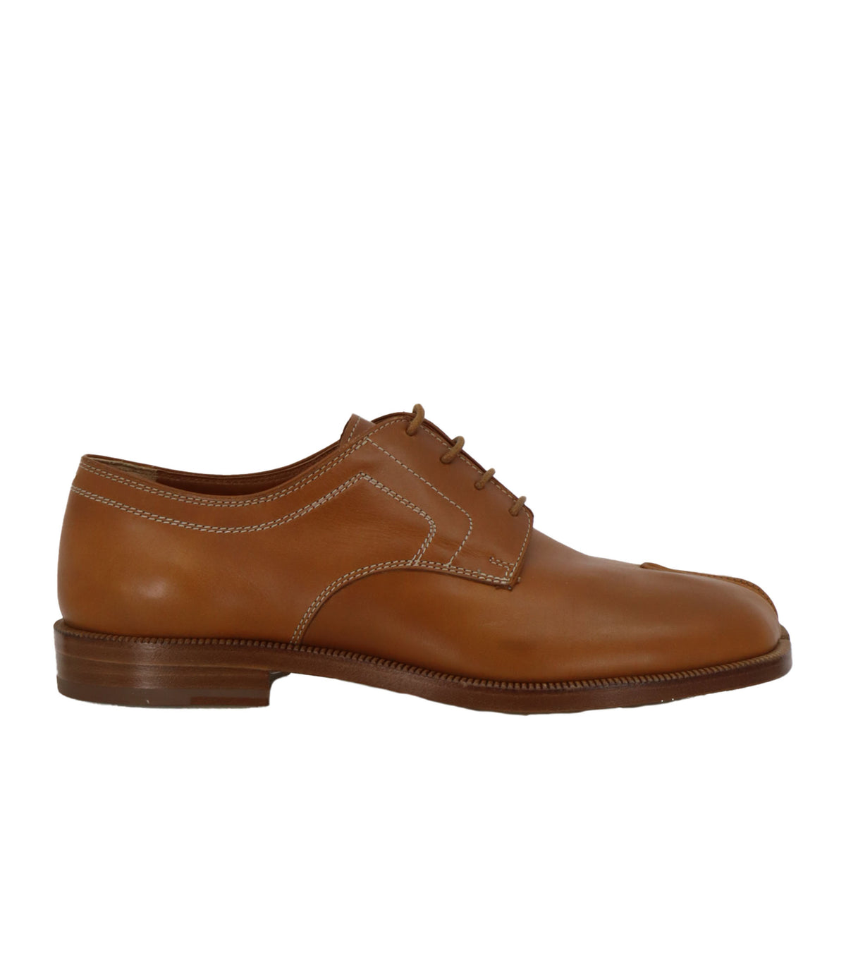 Maison Margiela Schnürschuhe Größe 39 braune Derby Lederschuhe Designer Herrenschuhe