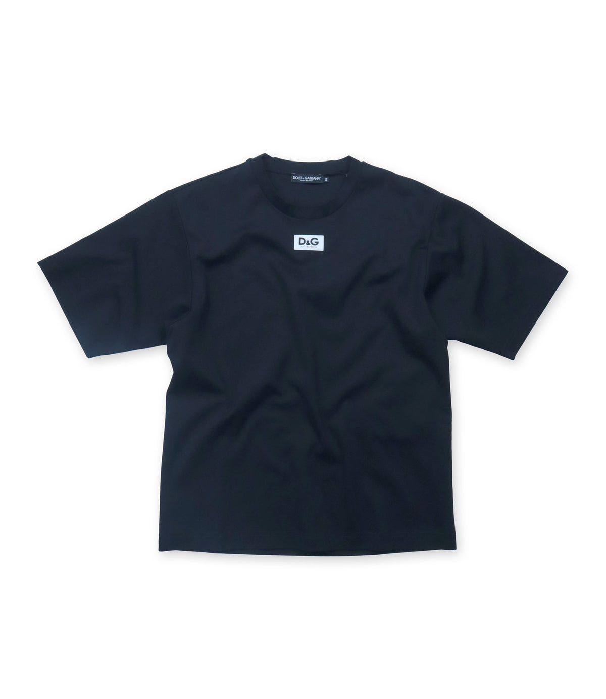 Dolce & Gabbana T-Shirt schwarz Baumwolle Größe 46 mit Logo
