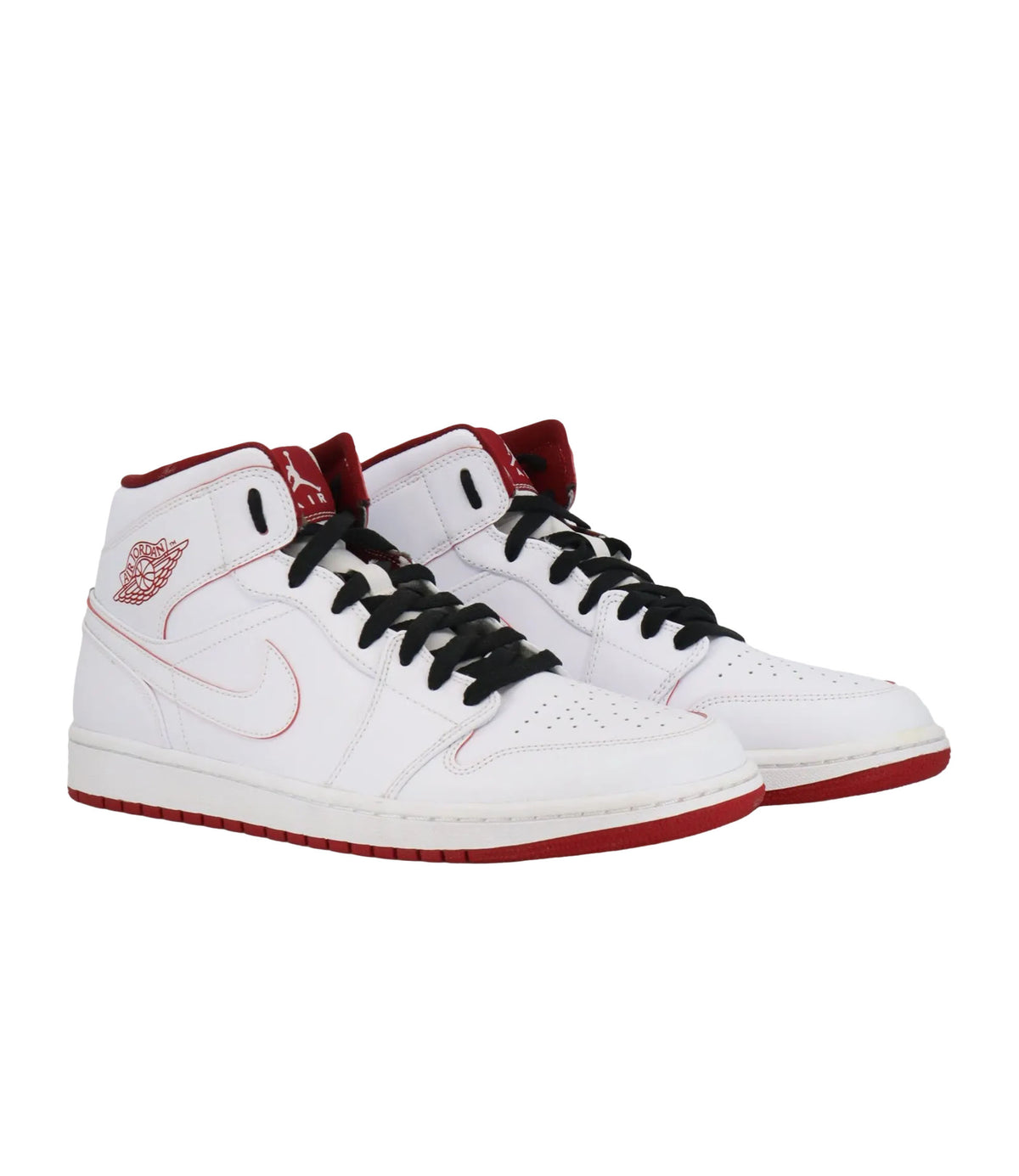 Nike High Top Sneaker weiß rot schwarz Herren Größe 45