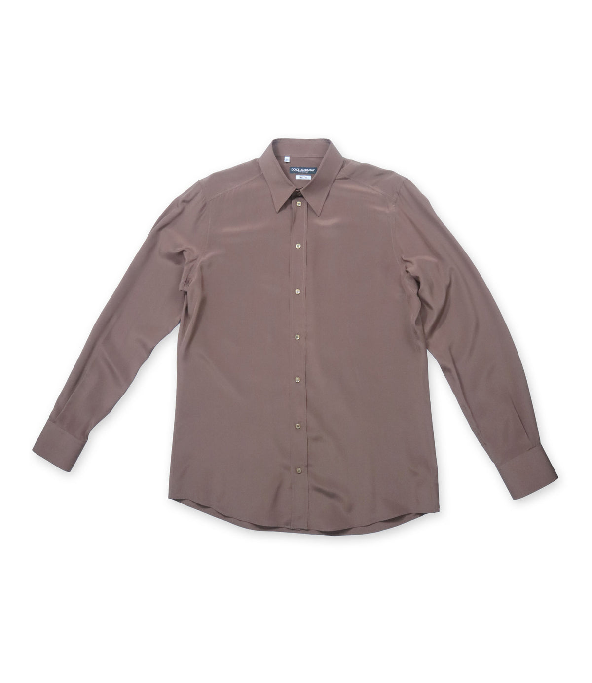 Dolce & Gabbana Seidenbluse braun aus 100 % Seide Größe ITA 41