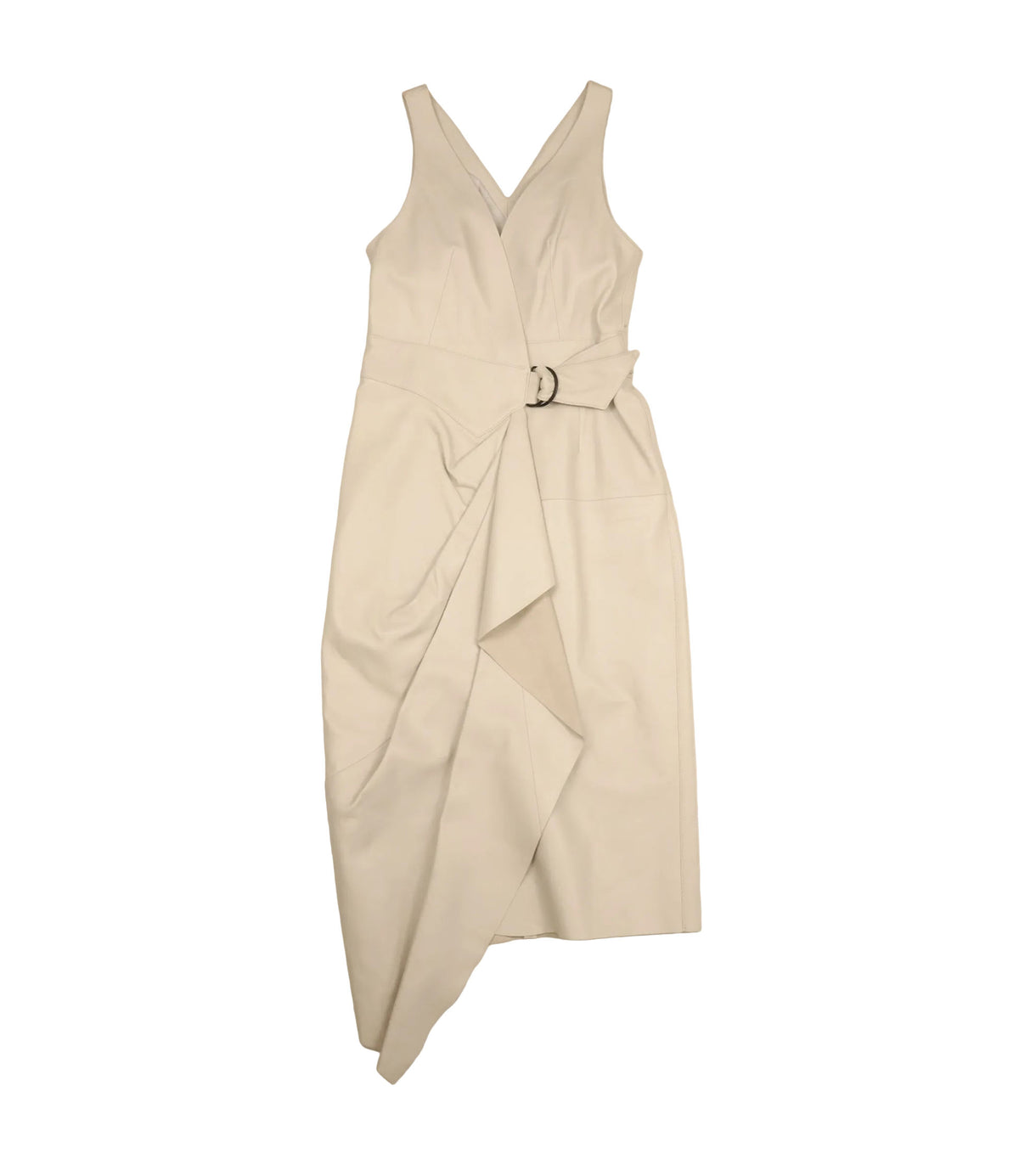 Isabel Marant Kleid beige asymmetrisch Größe 40 Designerkleid